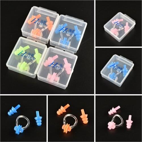 Waterproof Soft Swimming Silicone Swim Earplugs for Adult Swimmers Children Diving Anti-Noise Ear Plug