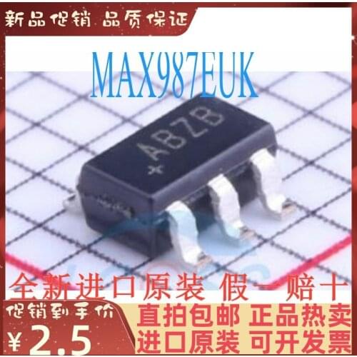 Free shipping MAX987EUK T MAX987EUK SOT-23-5 ABZB 10PCS