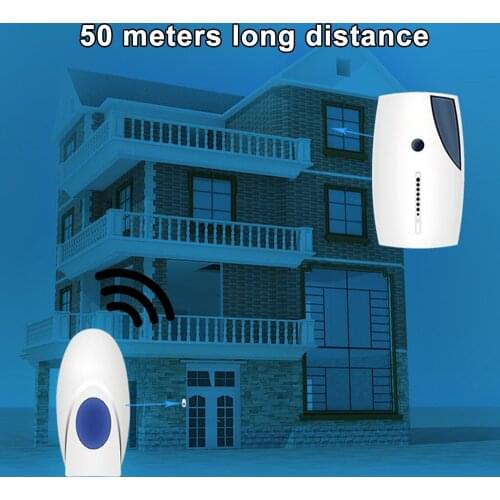Wireless Door Bell 70M Range 36 Chime Cordless Portable Digital Operated 2