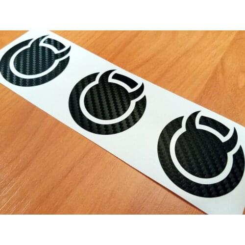 For 3 Piece DIABLOSPORT Tuning Vinyl Carbon Decals Stickers