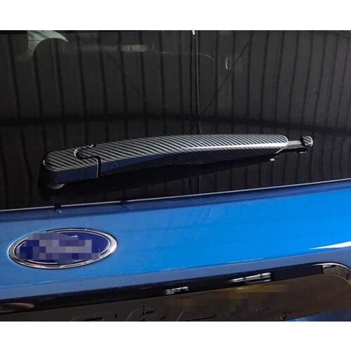 For Ford Explorer 2020 2021 ABS Carbon Fiber Car Tail Rear Wiper Cover Trim Sticker External Chromium Styling Accessories