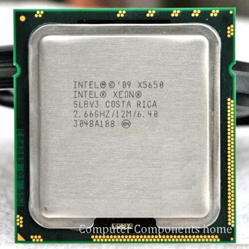 INTEL xeon X5650 INTEL X5650 CPU SLBV3 Processor 2.66GHz/ LGA 1366 server CPU P warranty 1 year