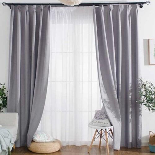 ENHAO Blackout Curtains On The Windows