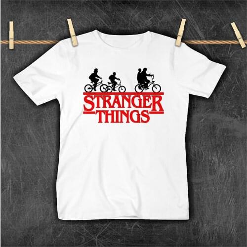 Stranger Things Kids T-shirt Urbano Fashion Harajuku Tattoo Shirt Boys Tops Spain Pop Tee Streetwear O-neck Children Clothes