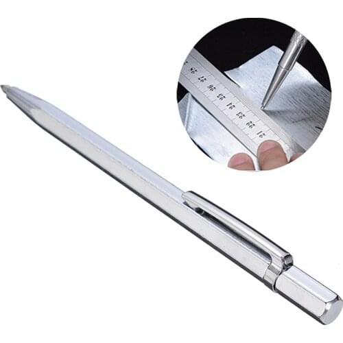145mm Diamond Metal Marking Engraving Pen Carbide Tip Scriber Pen for Glass Ceramic Metal Wood Carving Scribing Hand Tool