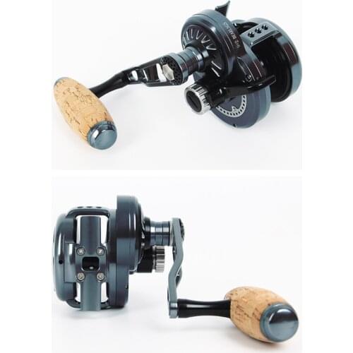 Jigging Reel Saltwater Lever Drag Left and Right Hand Conventional Offshore and Inshore Ocean Big Game Lightweight Fishing Reel