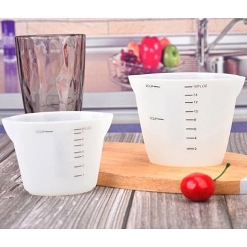 500Ml & 250Ml Reusable Silicone Cups Resin Mixing Cups Epoxy Jewelry Casting Molds Acrylic Paint Casting Cups