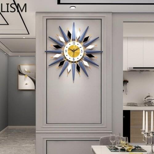 Nordic Modern Art Light Luxury Wall Clock Simple Home Luxury Decoration Living Room Creative Fashion Decoration Reloj De Pared