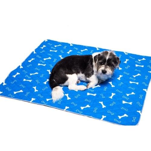 Dog Pee Pad Dog Diaper Pet Training Pad Cat Waterproof Pad Washable Urine Pad Bone Print Mattress Healthy Nappy Mat Pet Supplies
