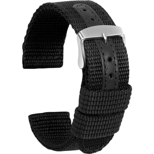 Watches Accessories Nylon Leather Watch Band for DW watches Strap 18mm 20mm 22mm 24mm Width Watch Replacement Band