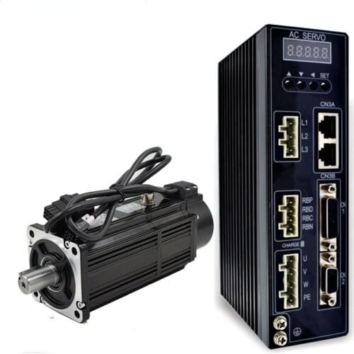 Good price servo motor and driver kit for cnc milling machine 750W 2.4NM 3000RPM AC SERVO MOTOR
