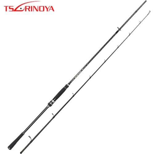 TSURINOYA Spinning Fishing Rod MYSTERY X-WRAP Carbon MH Power 2.4m/2.7m FUJI Guide Ring Durable Sensitive Sea Bass Snakehead Rod