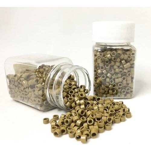 PRODİVA MILK COFFEE FLUTED SOURCE HAIR BEADS 1000'Lİ IN the box