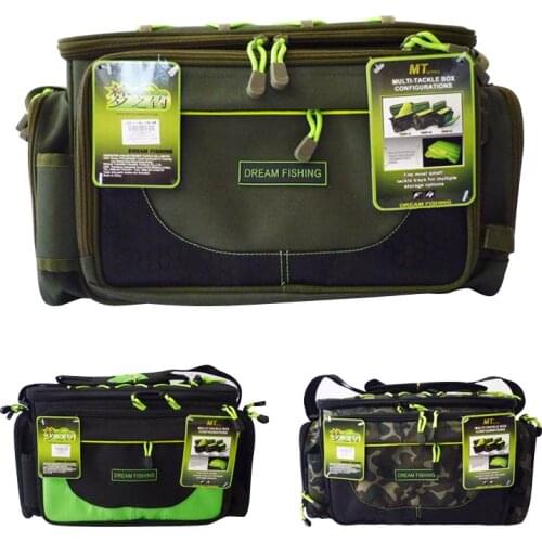 Three Colors Waterproof Fishing Bag 45x15x25cm Multifunctional Lure Bag Carp Fishing Package Bolsa De Pesca Fishing Rod Bags