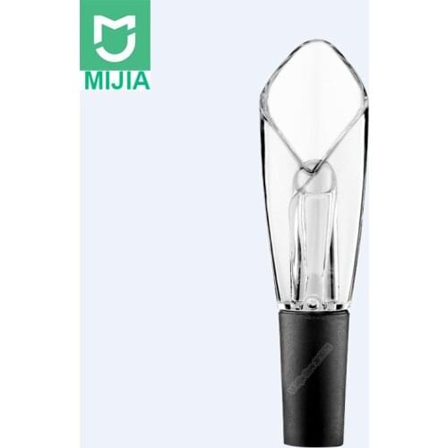 Youpin Stainless Steel Fast Wine Decanter Mini Portable Wine Filter Air Intake Bottle Pourer Aerator Stoppe for Family Bar