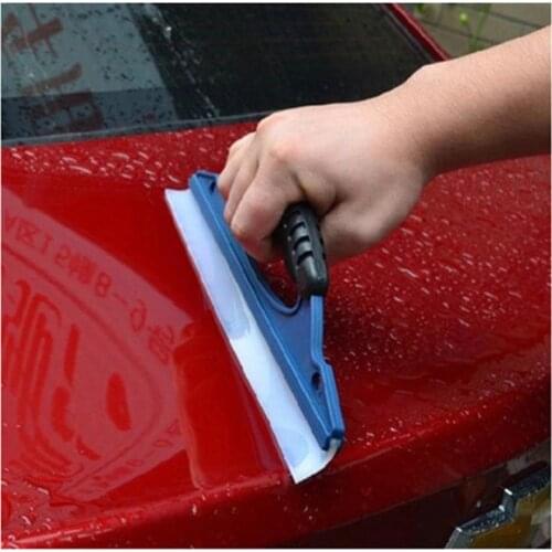 Auto Car Wiper Board Silicone Cars Window Glass Scraper Wash Clean Windshield Squeegee Drying Blade Shaving 1PC