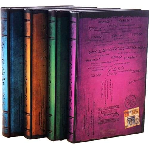 130 Sheets Retro Tower Hardness Printing Notebook Creative Office School Stationery Daily Memos Business Gift Office Notepad