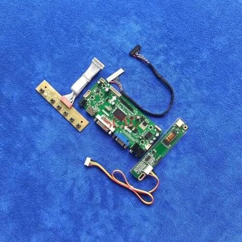 1600*1200 M.NT68676 controller board LVDS 30-Pin LCD screen Kit 1CCFL VGA DVI HDMI-compatible Fit IAUX14/IAUX14K/IAUX14N/IAUX14P