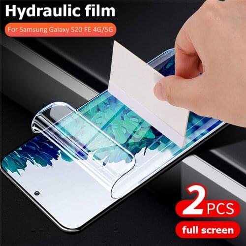 2PCS Full Screen Protector for Samsung S20 FE S20 plus Ultra Soft Protective Glass for Samsung Galaxy S20 ultra Hydrogel Film