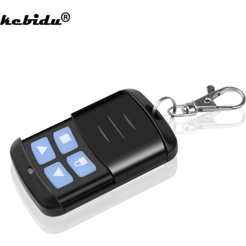 433MHZ Remote Control With Key Ring Auto Pair Copy Remote Garage Door Opener Remote Controller Duplicator For Garage Gate Door
