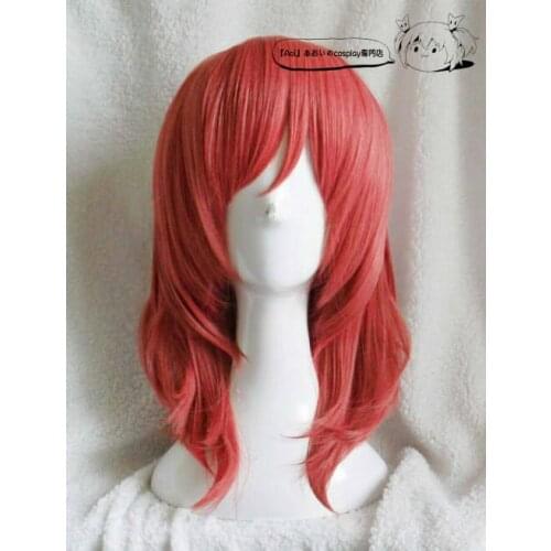 Anime LoveLive! Love Live Maki Nishikino Cosplay Wigs Short Red Heat Resistant Synthetic Hair Wig + Wig Cap