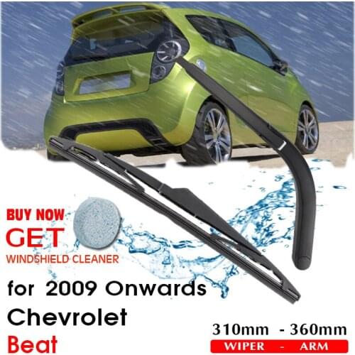 Car Wiper Blade Rear Back Window Windscreen Windshield Wipers Auto Accessories For Chevrolet Beat Hatchback 310mm 2009 Onwards