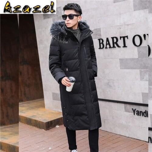 Azazel Down Jacket Mens Clothing Thick Winter Coat Men Hooded Mens Parkas 5XL 6XL White Duck Down Clothes Ropa Hombre LXR591