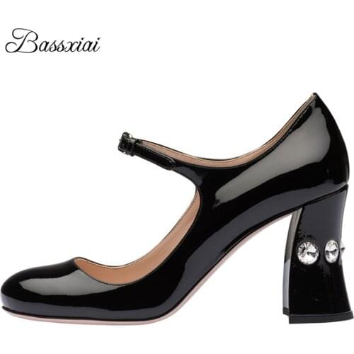 Женские туфли Мэри Джейн BASSXIAI China At AliExpress