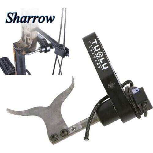 Archery Bow Arrow Rest Short Axis Compound Bow Shooting Drop Away Rest for Arrow Steel Ball Hunting Accessories SHARROW
