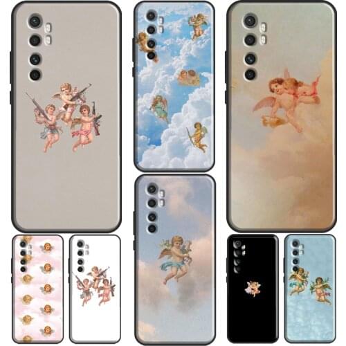 Renaissance angels Cute Lovely Cupid For Xiaomi Mi 10T Pro Mi Note 10 Lite Mi 11 Ultra Phone Case For POCO F3 F2 F1 M3 X3 Pro
