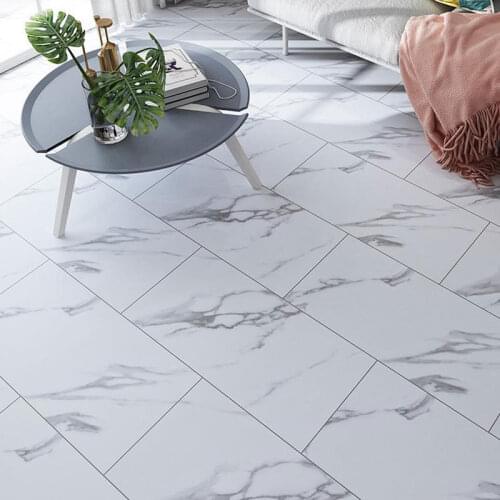 Decorative Vinyl Wall Sticker Adhesive Waterproof Floor Tiles for Living Room Bedroom Modern PVC Thickened Decor Contact Panels