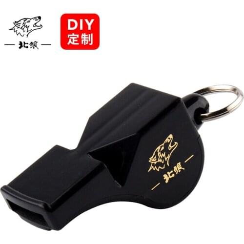 12Pcs hot sale football referee whistle survival emergency whistle with lanyard for Hiking Camping boat Outdoor Sports Tools