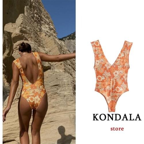 Модные купальники KONDALA China At AliExpress