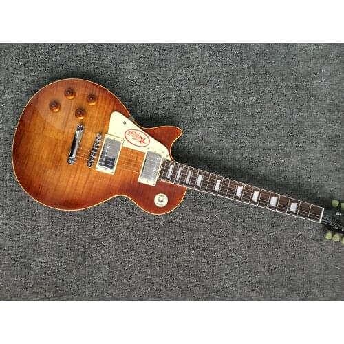 2021 new Wholesale and retail new pickups with tobacco color Left hand guitar electric guitar. High quality. Free shipping
