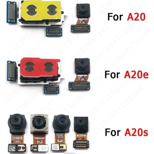 Original Front Back Camera For Samsung Galaxy A20 A20e A20s Selfie Frontal Backside Rear Facing Camera Module Repair Spare Parts