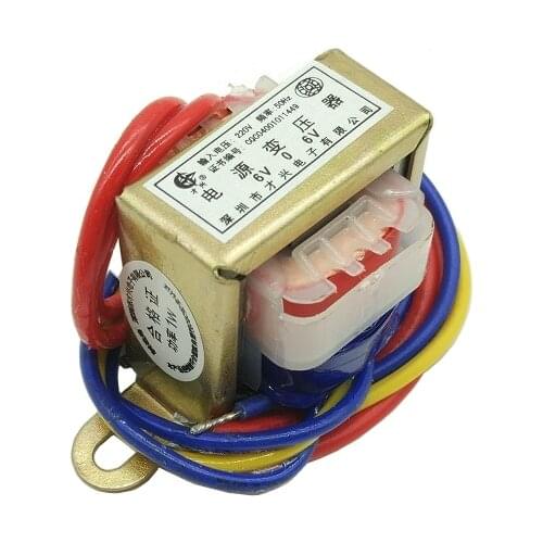 EI28 power transformer 1W DB-1VA 220V to 6V/9V/12V/15V/18V/24V/single/double input voltage 220V