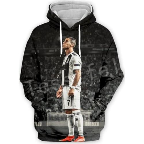 Tessffel Cristiano Ronaldo Athletes Tracksuit 3DfullPrint Hoodie/Sweatshirt/Jacket/Mens Womens hiphop fit casual style-9