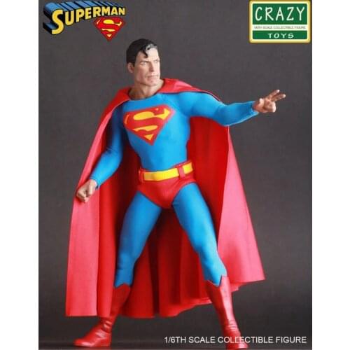 DC Superman Super Man Hero BJD Articulated Action Figure Collectible Toy