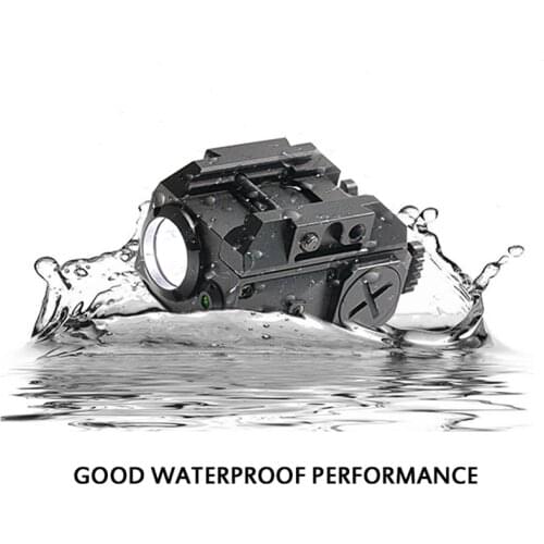 Tactical Pistol Green Laser Sight with LED Light Combo Picatinny Rail Beretta Glock 17 19 Self Defense Lazer Scope