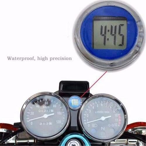 Universal Motorcycle Clocks Watch Waterproof Motorbike Mount Clock Watch Moto Digital Clock Suit ATV All Moto Colorful TDZ001