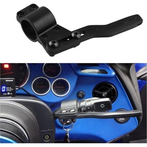 Universal Car Aluminum Alloy Adjustable Steering Wheel Steering Extension Rod Signal Turn Extension Rod Car Modification Parts