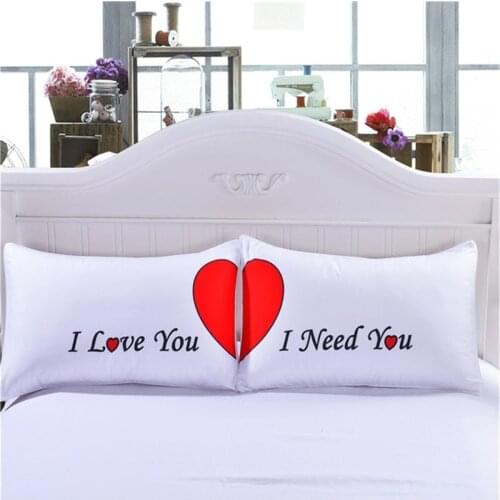 100% microfiber adult pillowcase fashion personalized printing LOVE series bedding home decoration accessories pillowcase F