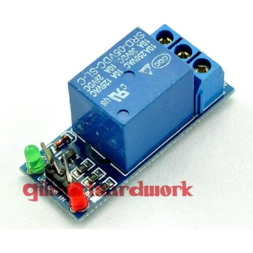 5V 1-Channel Relay Module With Optocoupler Low Level Triger