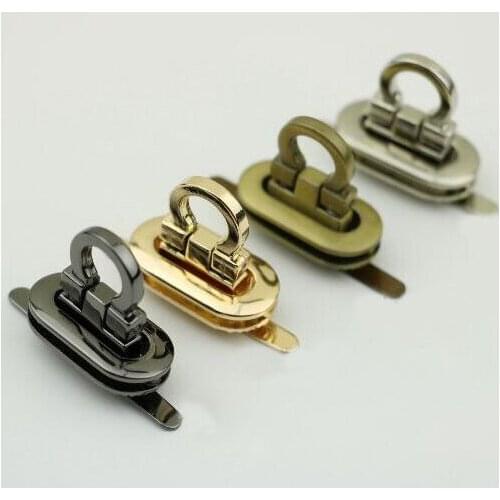 6pcs/lot Luggage hardware accessories die casting twist lock mortise lock the butterfly lock bag lock hardware accessories