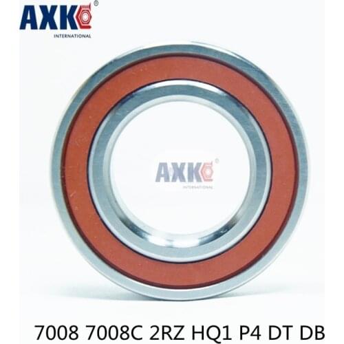 7008 7008C 2RZ HQ1 P4 DT DB A 40x68x15 *2 Sealed Angular Contact Bearings Speed Spindle Bearings CNC ABEC-7 SI3N4 Ceramic Ball