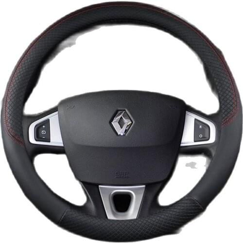 Car Steering Wheel Cover Auto Accessories interior Suitable for renault megane 2 Clio duster scenic kangoo trafic Wheel Covers