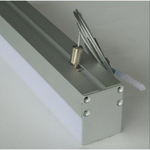 Big size wider 35mm*45mm led rope pendant light aluminum profiles,linear aluprofile strip lights aluminium extrusion housing