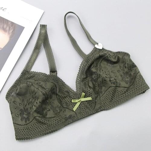 Lace Bra Top Sexy Lingerie Transparent Ultra Thin Bras for Big Breast Women Underwear Brassiere 34 36 38 40 42 44 46 48 50