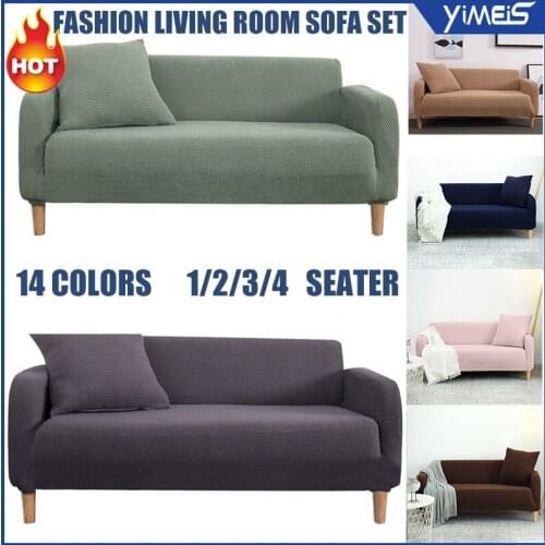 Sofa seat Cover sofa slipcovers thick solid soft stretch elastic funiture protector Modern sofas for living room