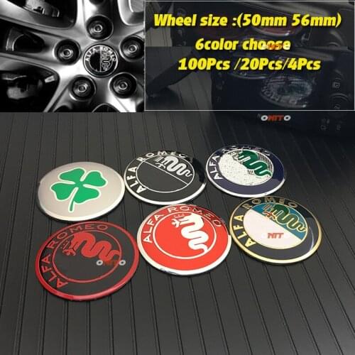 For GT 20pcs 4pc 100pcs 4cm 5cm 5.6cm Car Wheel Center Hub Cap Badge Emblem Wheel Rim Car Decal Sticke Car Accessories